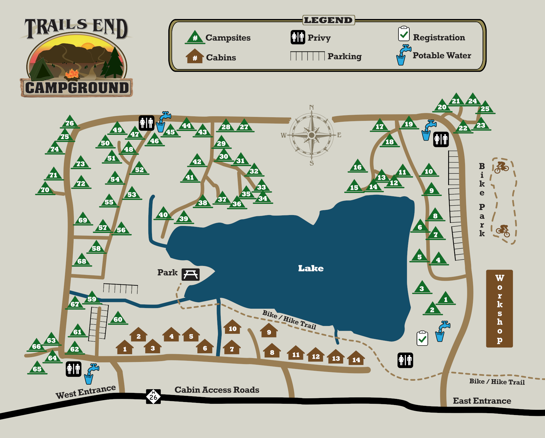 Trails end campground deals